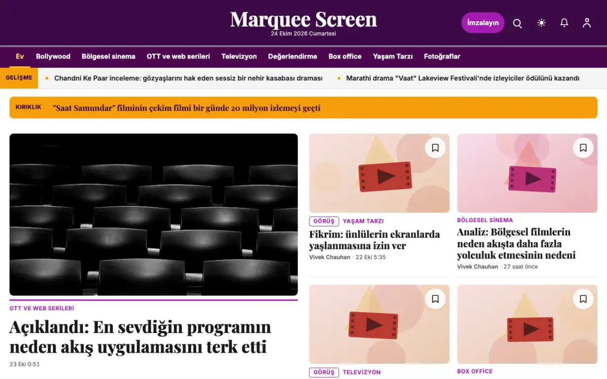 Footlight — Eğlence Haberleri web sitesi şablonu, masaüstü görünümü